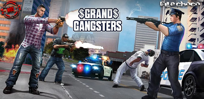  لعبة Grand Gangsters الشبيهة بلعبة GTA بحجم 18 ميغا فقط مهكرة !! 