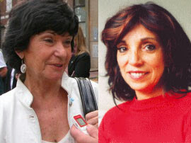 Juana Posse (izq.) y Marcela Durrieu (der.)