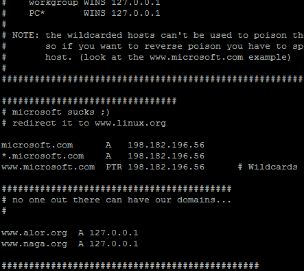 DNS Spoofing with Ettercap in BackTrack 5 ~ INSIDER ATTACK