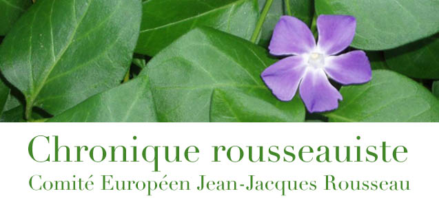 Chronique rousseauiste - CEJJR