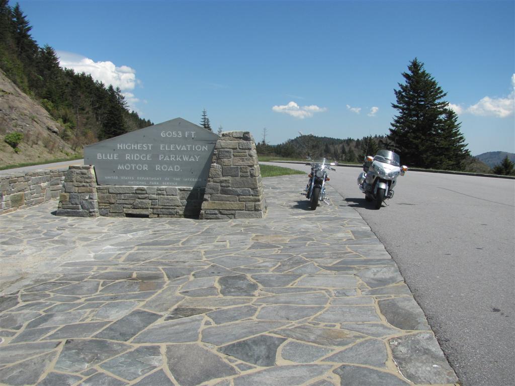 Skid and Sandy On The Road Maggie Valley Clingman's Dome and Cullowhee Road