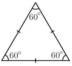 segi tiga sama sisi, ketiga sudutnya sama besar