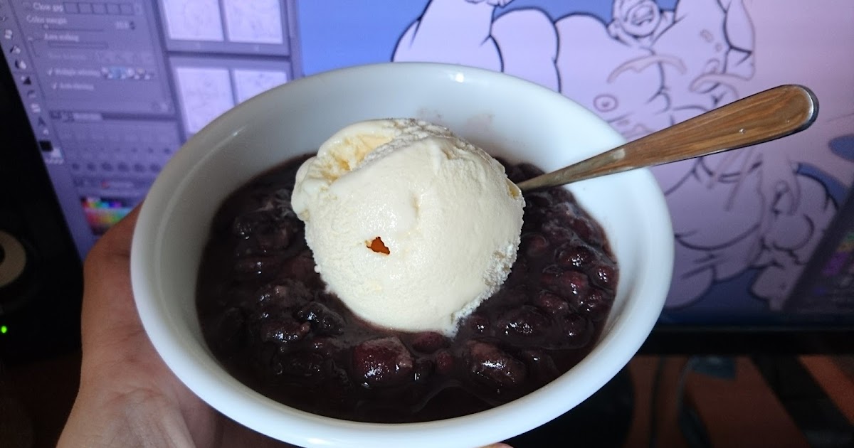 Ice Cream with Adzuki Bean