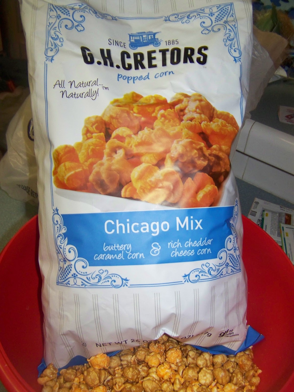 A to Z for Moms Like Me Chicago Style Popcorn
