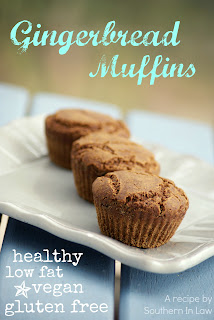 Healthy Gingerbread Muffins Recipe Gluten Free