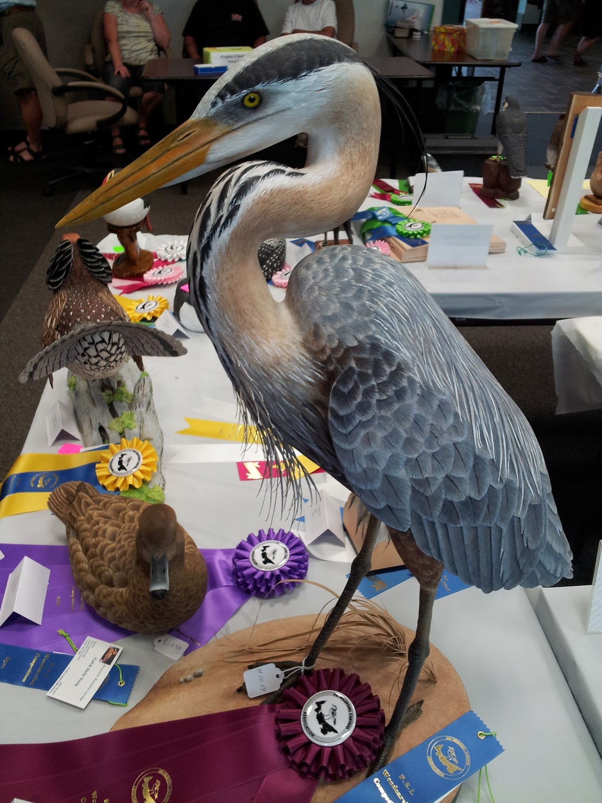 Ales the woodcarver Wood carving show and competition PEI July 2016