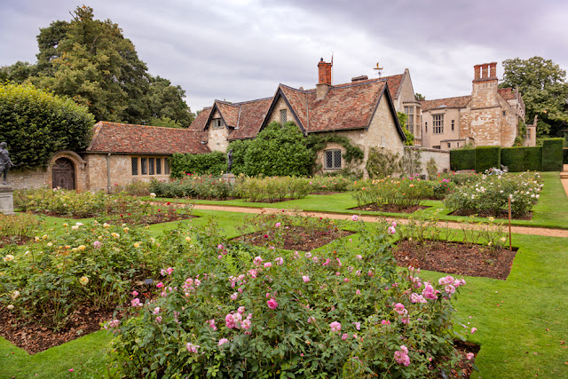 Rose garden at Anglesey Abbey near Cambridge