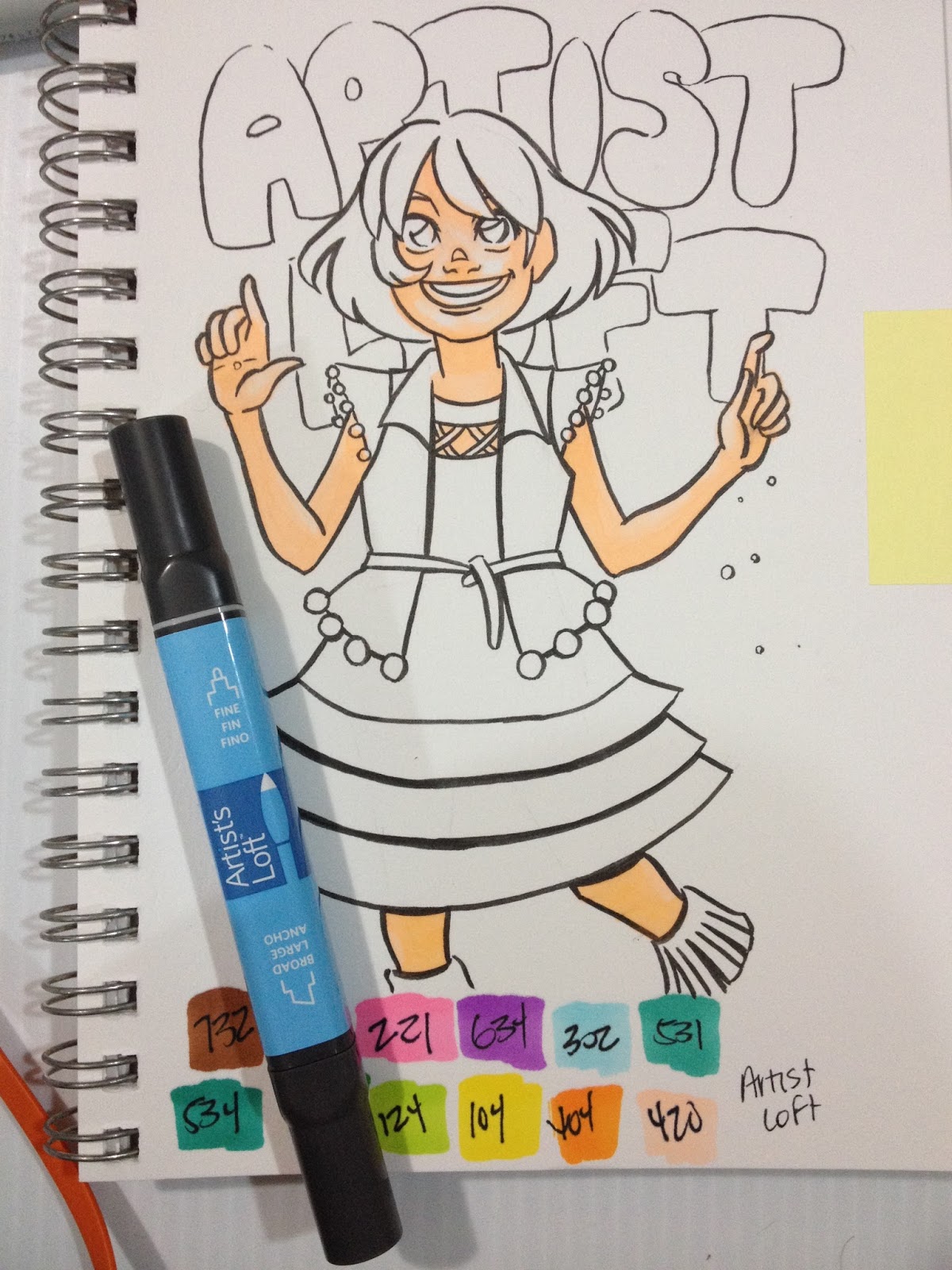5 Reasons to Try The Artist's Loft Watercolor Markers - Swatch & Demo — A  painted page