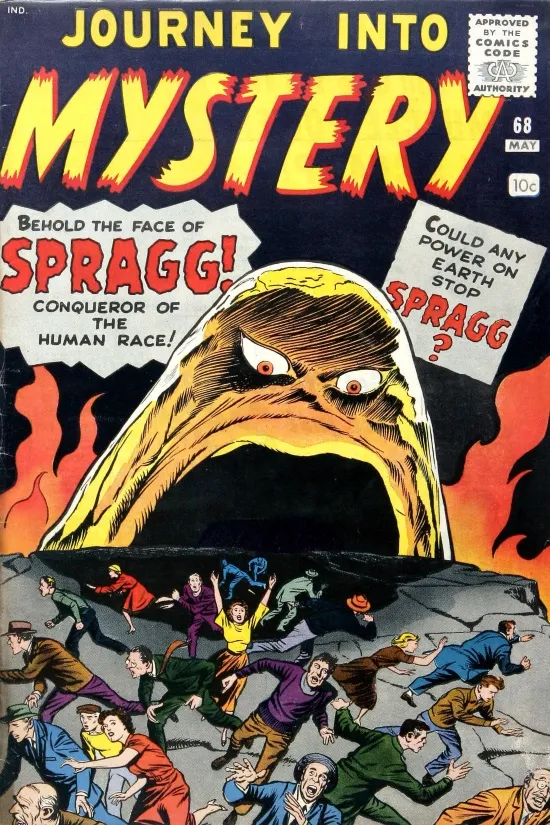 Journey Into Mystery #68, portada de Jack Kirby y Dick Ayers