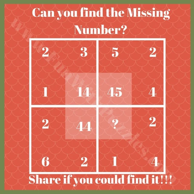Find the Missing Number to Solve this Math Brain Teaser