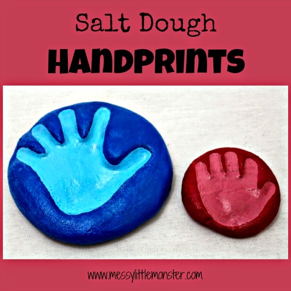 How to make coloured salt dough Messy Little Monster