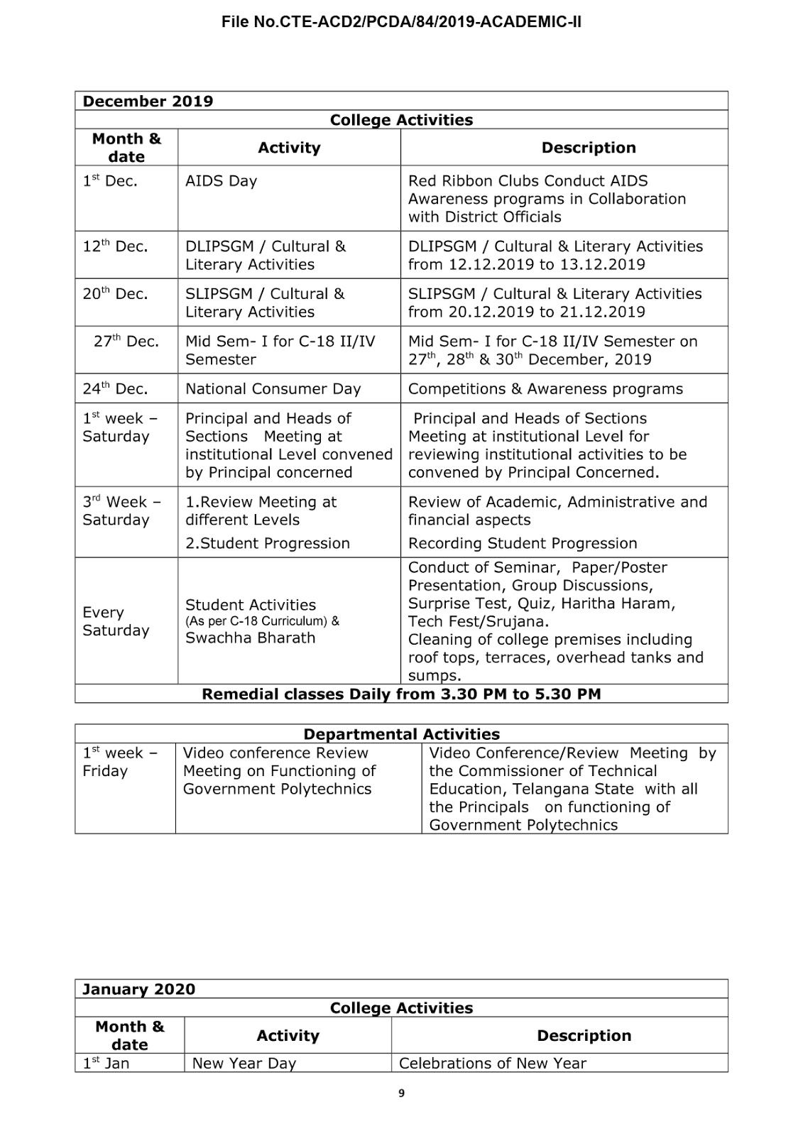 uc academic calendar 2019 20