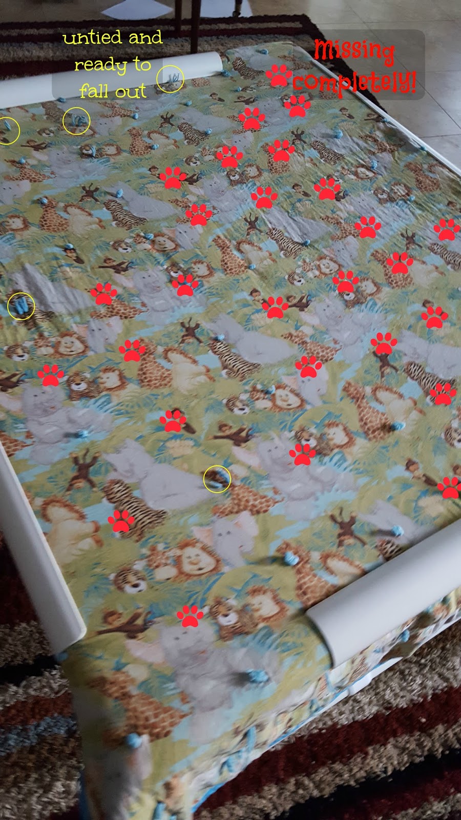 Through My Front Window Favorite Blanket fix Round 2