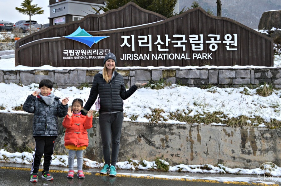 Jirisan National Park, winter, South Korea
