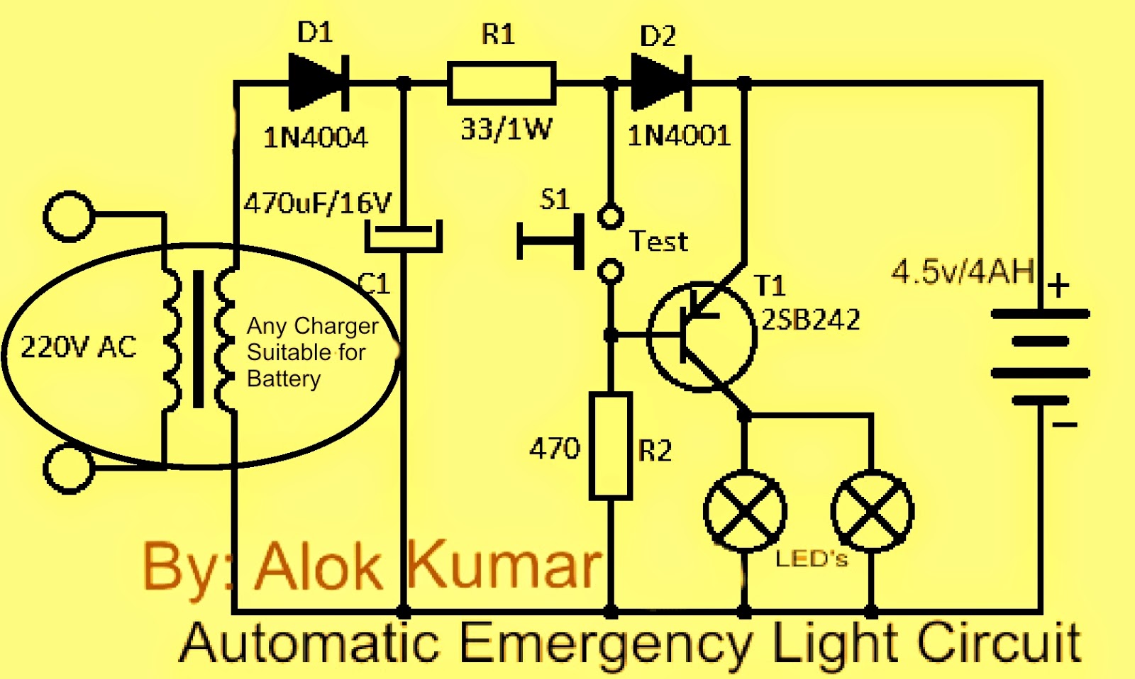 Electronic Circuits, Transformerless Power Supply, LED Drivers, Battery