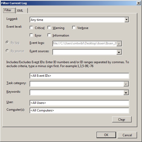 Querying Filtering exported Eventlogs Using XML XPATH And Querying filtering exported eventlogs using xml xpath and