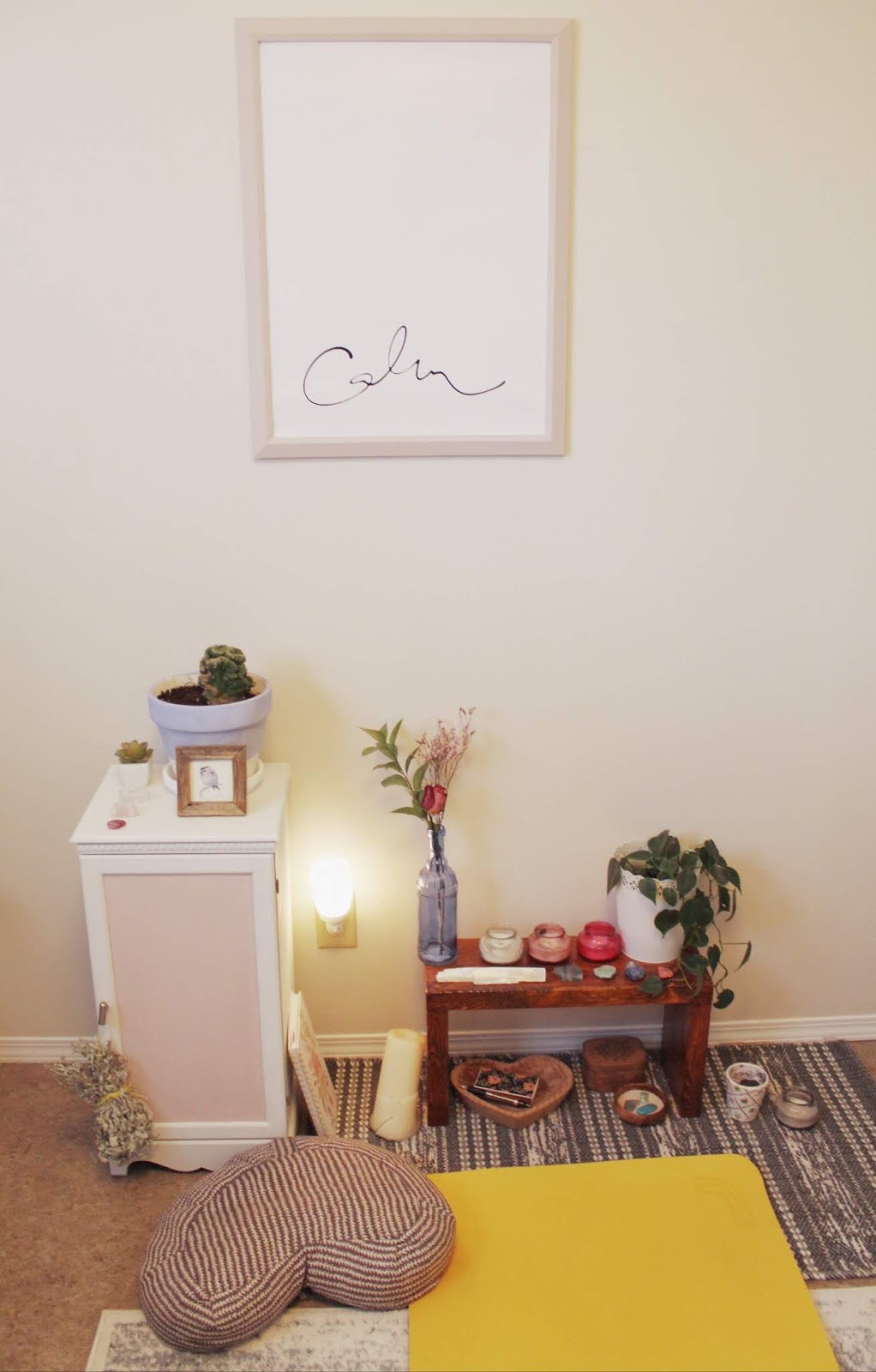 My Yoga & Meditation Corner — Sara of Happy
