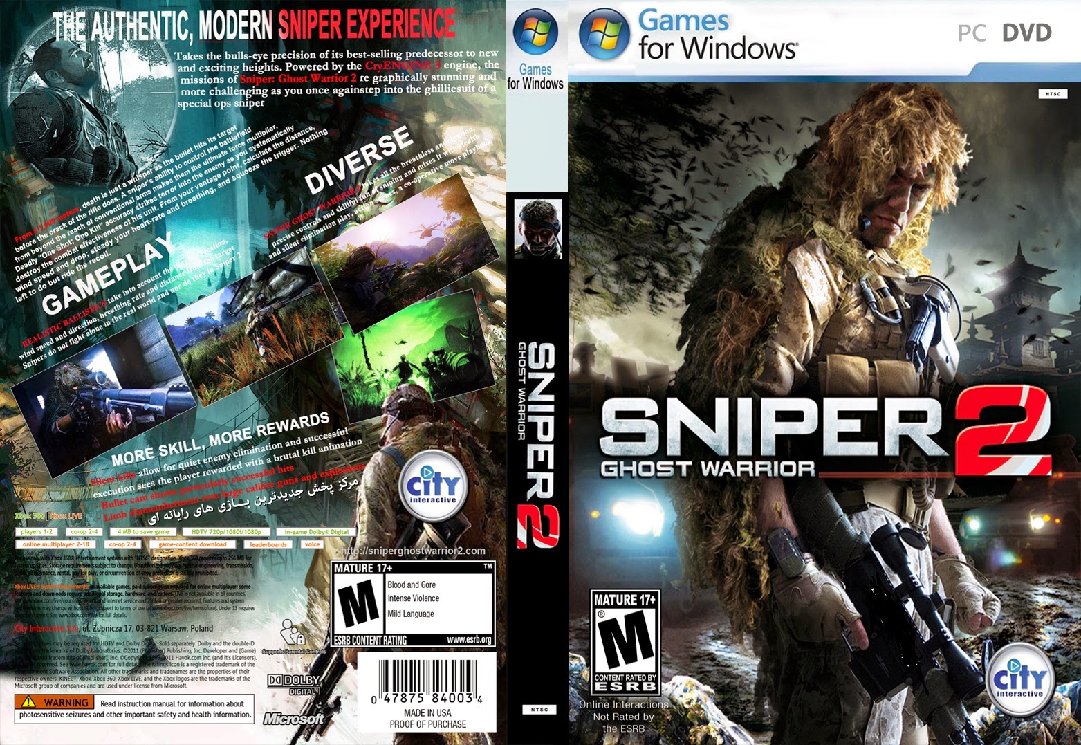 تحميل لعبة Sniper Ghost Warrior 2 برابط واحد مباشر