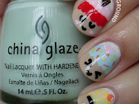 39+ Cute Cupcake Nail Art Gif