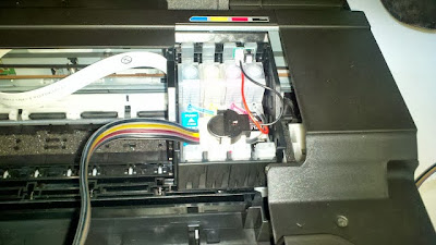 impresora epson con sistema de tinta conectado