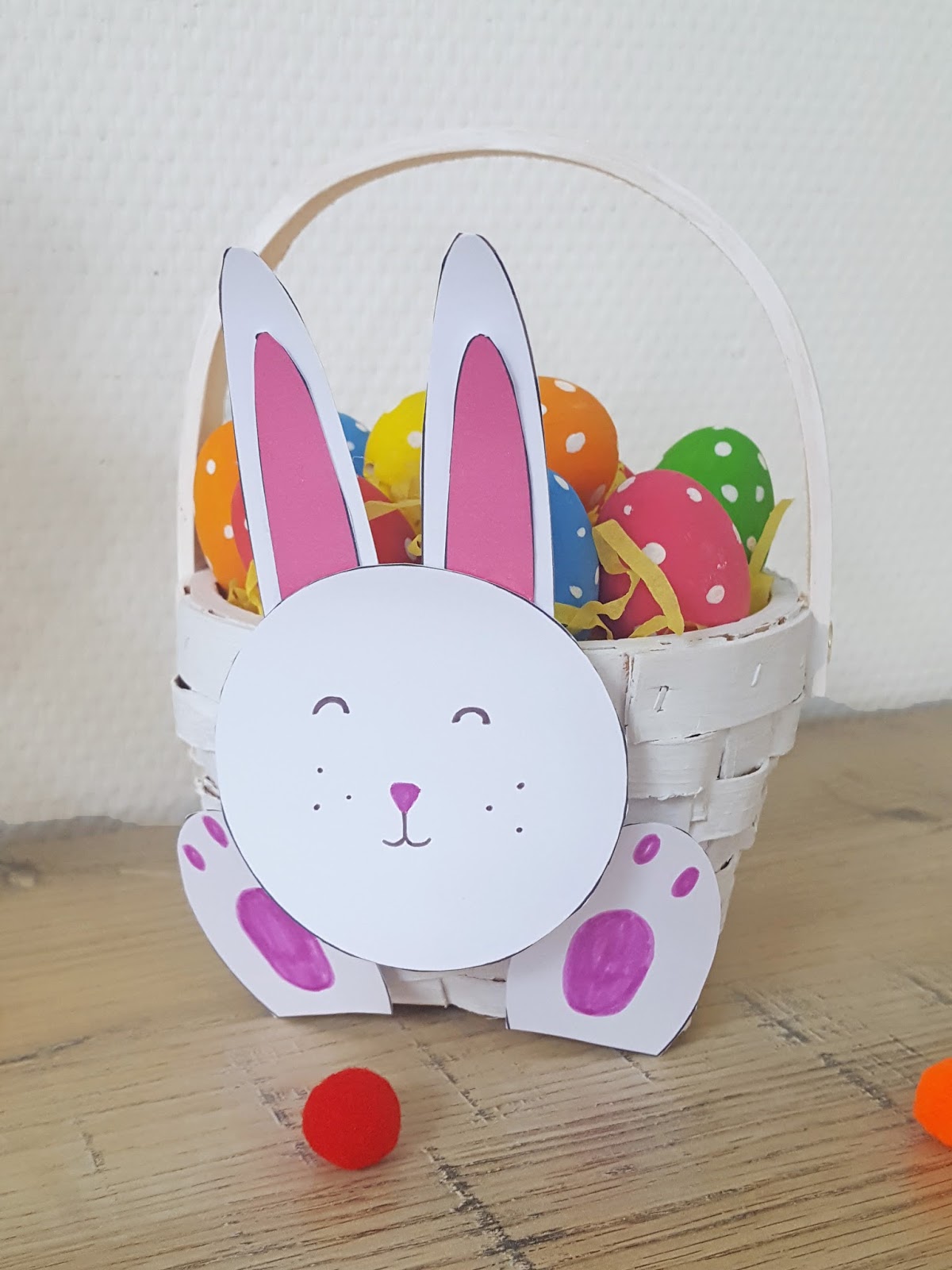 Panier de Pâques lapin DIY récup - Lucky Sophie blog famille voyage