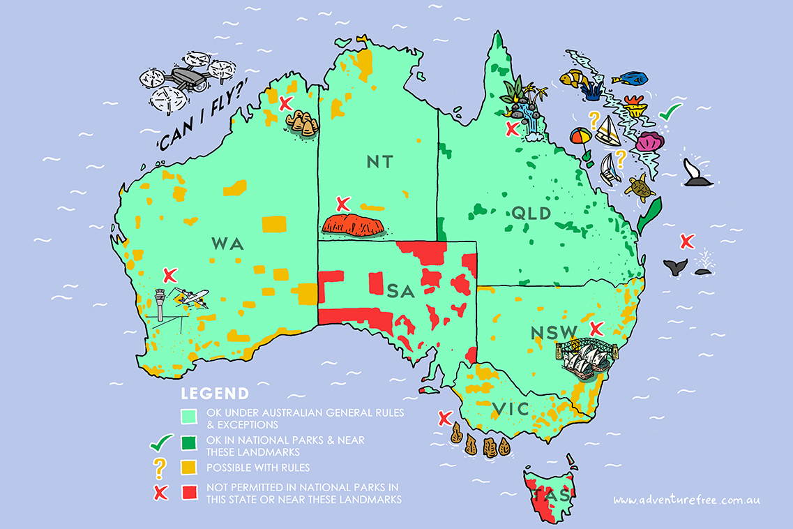 fødselsdag Samlet Donau Flying A Drone In Australia - What You Need To Know - Explore Shaw