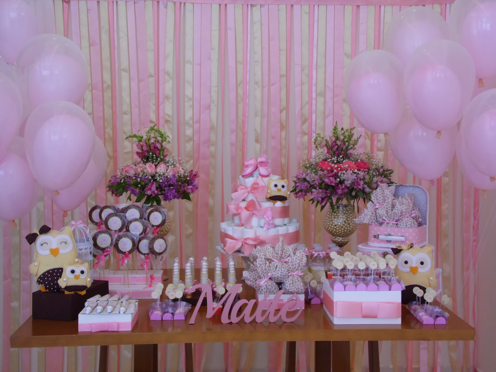 Arts For You: Chá de Bebê da Maitê - Corujinha