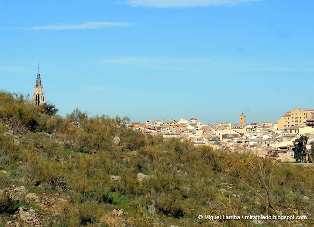 Sobre enhiesto desigual peñasco