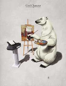 26-The-Untapped-Behaviour-Rob-Snow-Animal-Illustrations-Play-on-Words-www-designstack-co