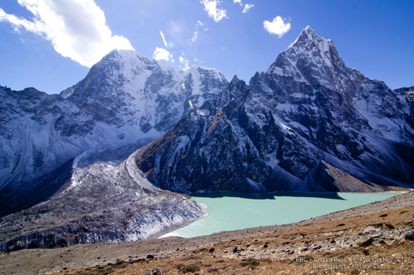 Chola Tsho, Chola Lake below Cholatse 