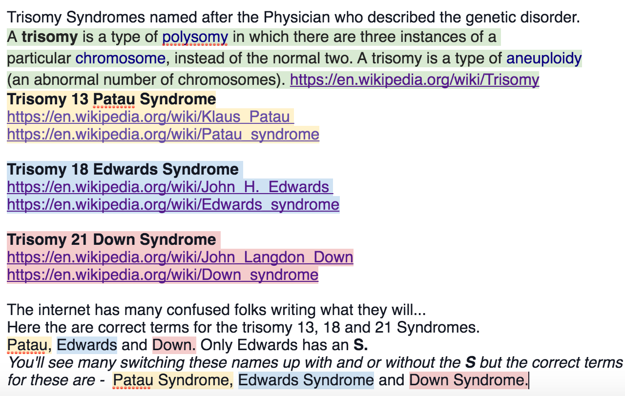 Trisomy Types Of Trisomy Disorders vrogue.co