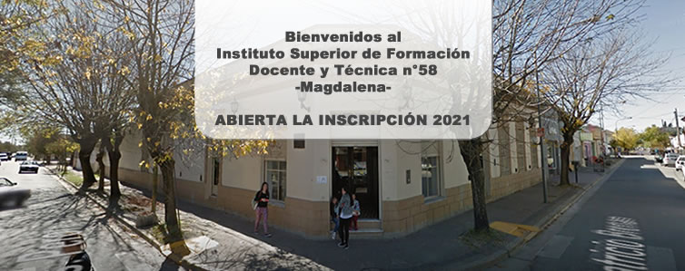 Instituto Superior de Formación Docente y Técnica N° 58