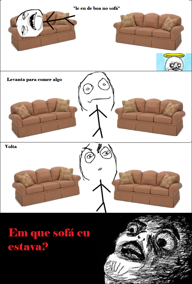 Qual sofá? Paraíso dos Memes