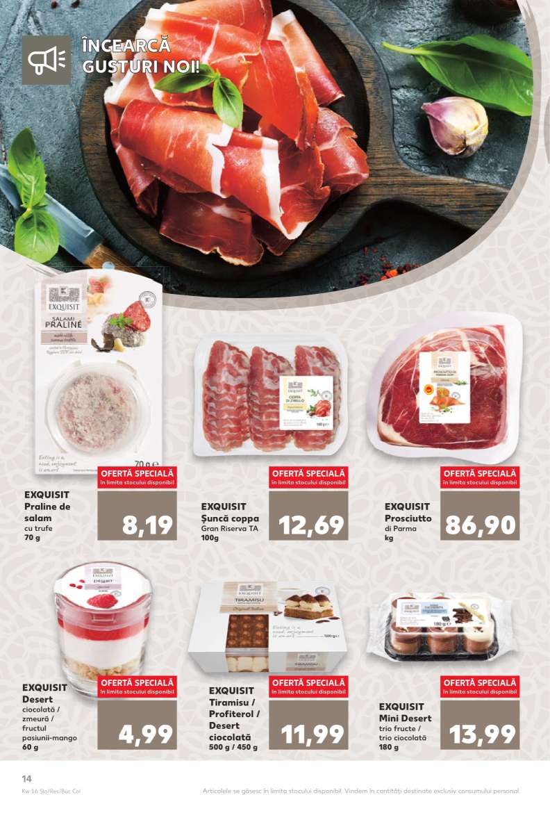 CATALOG KAUFLAND 17 23 aprilie 2019. Brosura oferte reduceri cozonaci