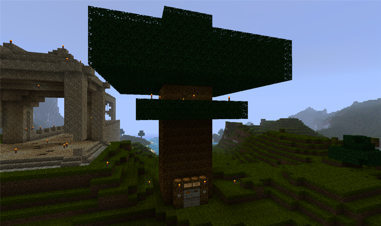 JD's Gaming Blog: Minecraft Creations: The Blocktree House