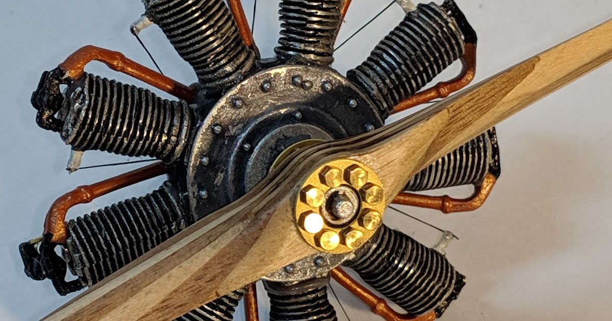 Model Airways Fokker Dr.1 Build Log Oberursel Engine and Propeller