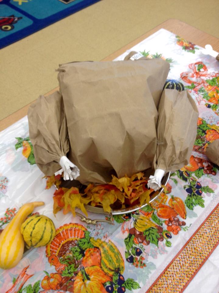 Finding My Niche Turkey stuffed with popcorn