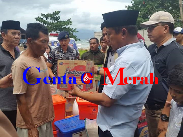 Pemkab Lamsel Kucurkan Bantuan Korban Siklon Tropis Dahlia