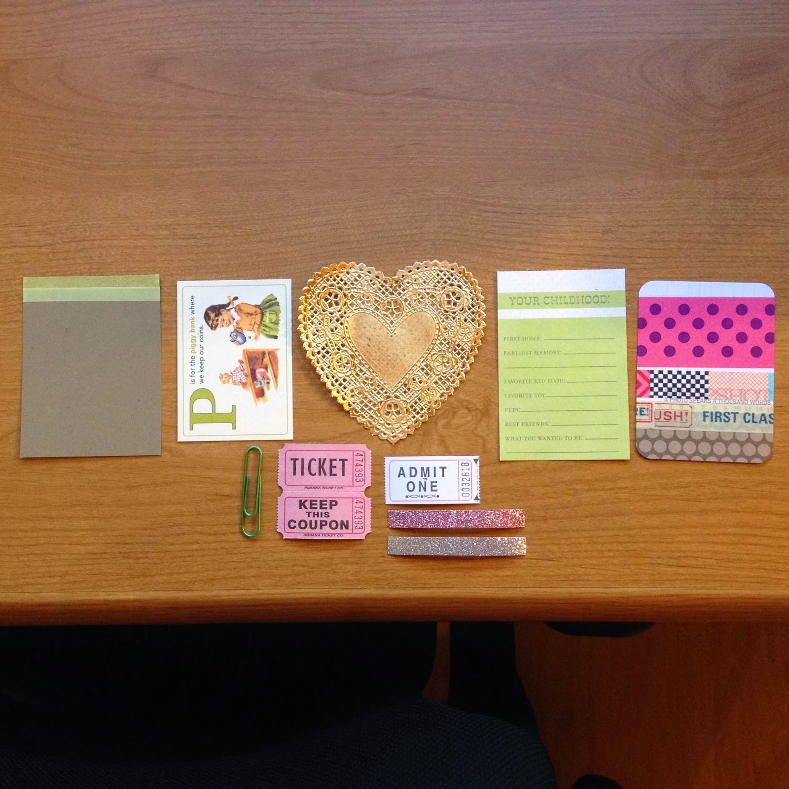 Fun Gifts for a Scrapbook Retreat from my Stash