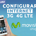 Configurar Internet APN 3G/4G LTE Movistar Uruguay 2021
