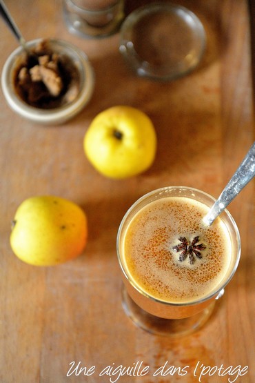 cidre chaud au beurre et aux épices