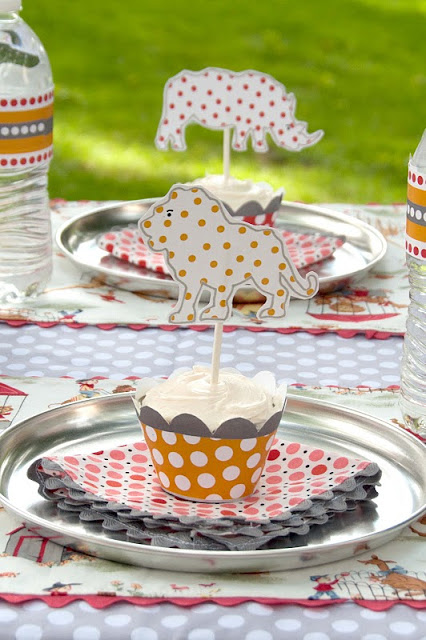 Kara s Party Ideas Vintage Polka Dot Zoo Party  - 71
