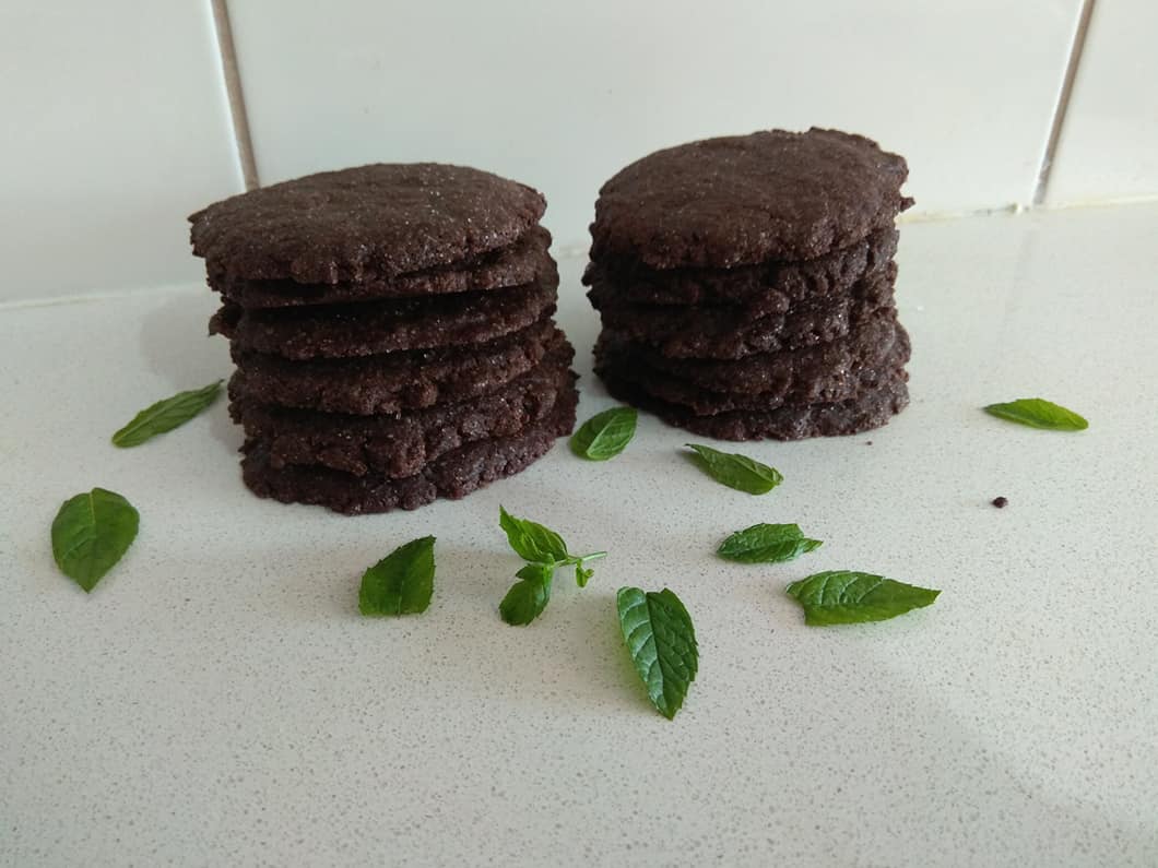 Homemade Gluten Free Vegan Thin Mints or Mint Chocolate Wafer Cookies Recipe Frugal and Easy