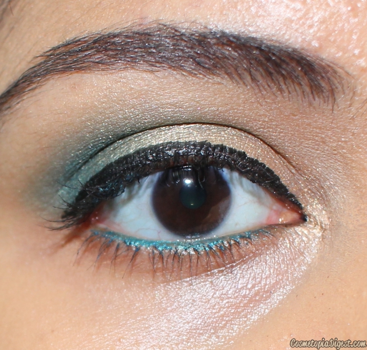 How To Work With Eyeshadow Crayons: Teal Eye Makeup - Cosmetopia Digest Beauty and Makeup