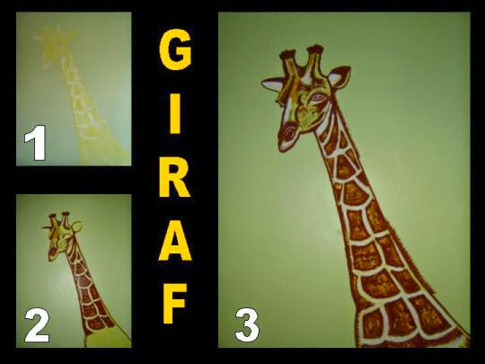 Giraf - schilderwerk