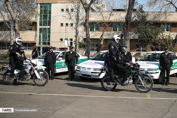 Intel on Iran: Assembly of Iran police at Tehran Railway Station