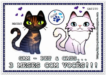 Selinho fofo do Blog Gam - Pet &  Cats