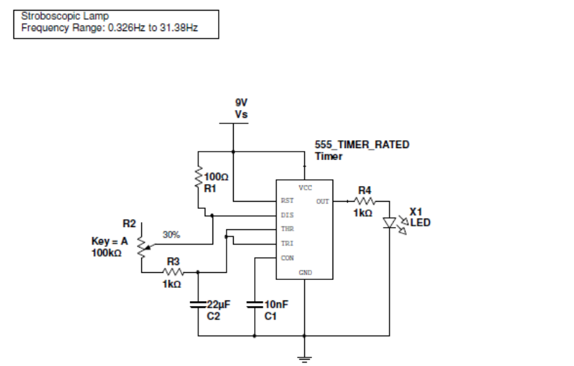 Stroboscopic Lamp using Timer 555 Common Electrical Doubts