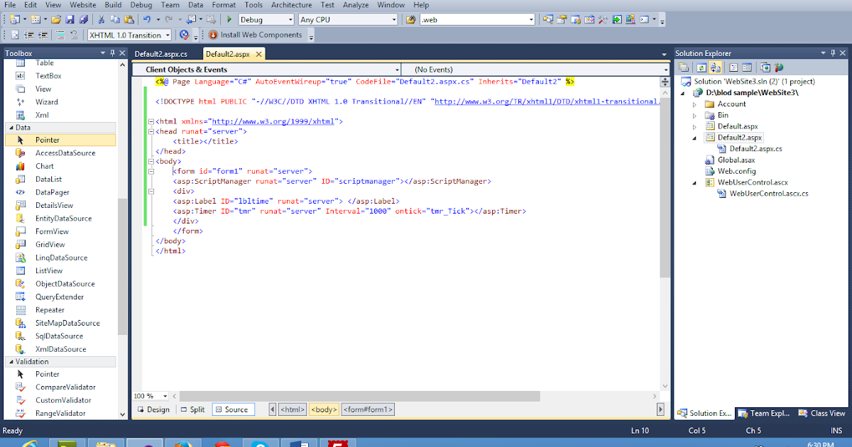  Design And Development Blog How To Use UpdatePanel in