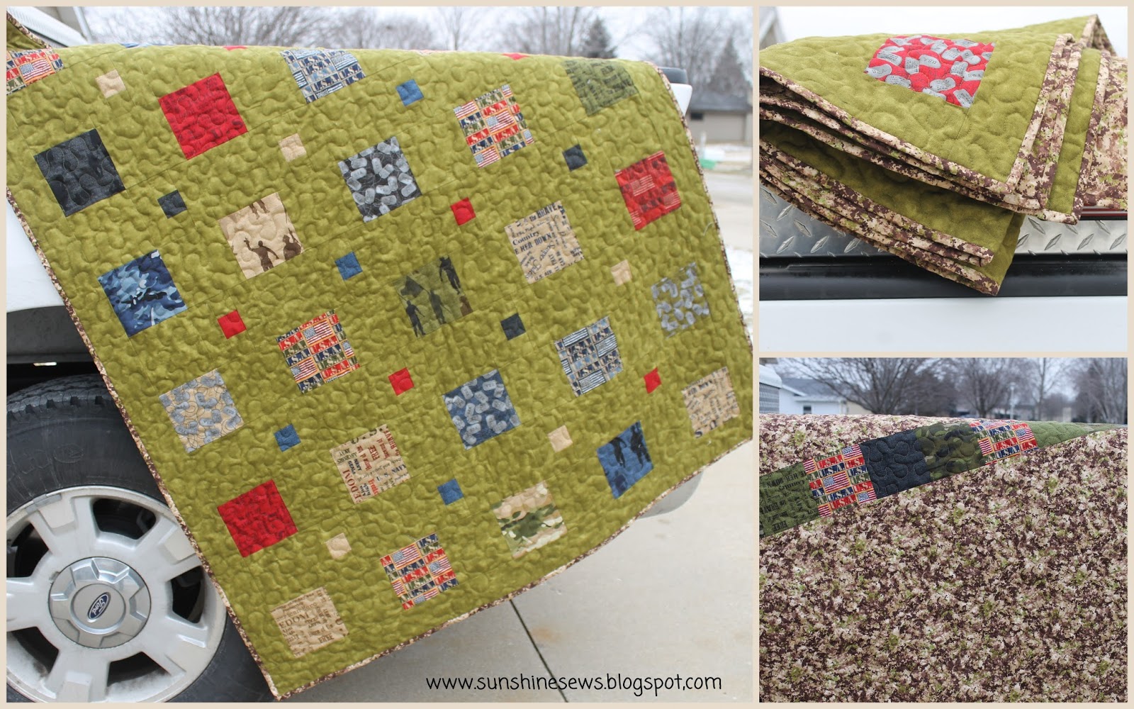 SunShine Sews... Floating Squares Quilt Completed